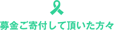 平成30年度募金ご寄付して頂いた方々